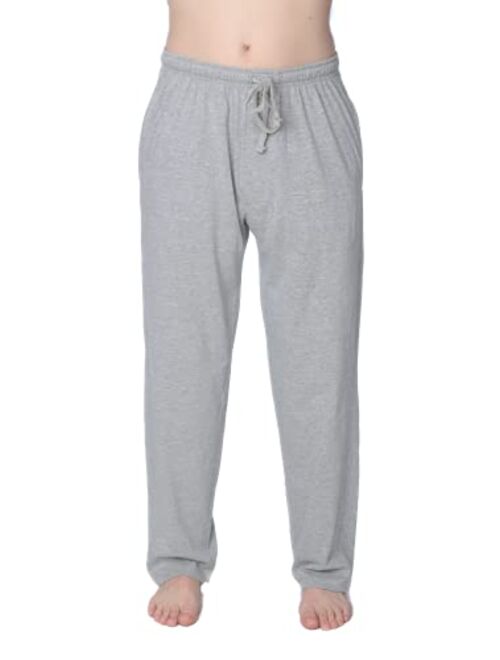 Beverly Rock Men's Jersey Knit Pajama Pants Long Lounge Pants Available in Plus Size