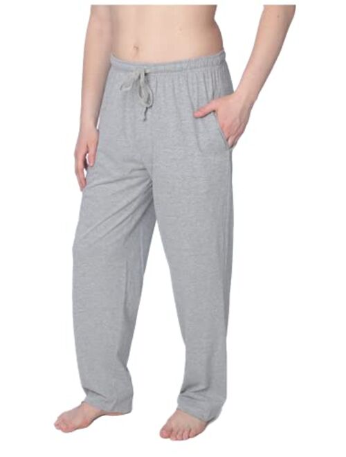 Beverly Rock Men's Jersey Knit Pajama Pants Long Lounge Pants Available in Plus Size