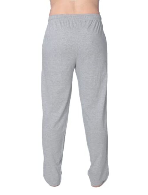 Beverly Rock Men's Jersey Knit Pajama Pants Long Lounge Pants Available in Plus Size