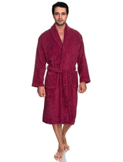 TowelSelections Men’s Robe, Turkish Cotton Terry Shawl Bathrobe