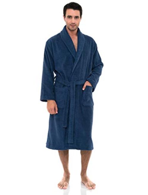 TowelSelections Men’s Robe, Turkish Cotton Terry Shawl Bathrobe