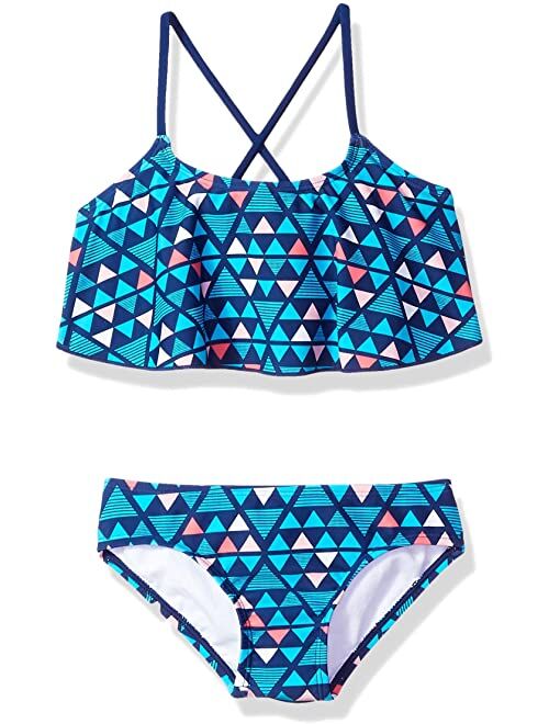 Kanu Surf Jade Flounce Bikini Beach Sport 2-piece Swimsuit