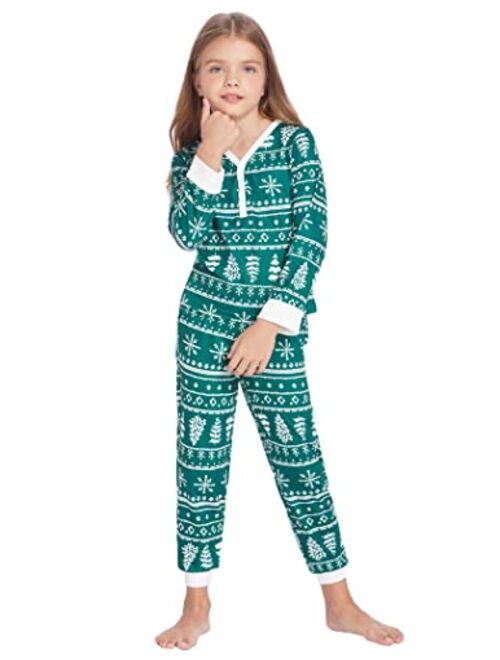 Ekouaer Men's Pajama Set Long Sleeve Pjs Set Top and Pant Sleepwear Soft Lounge Set