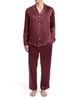 Regency New York Mens Silky Satin Pajama Set