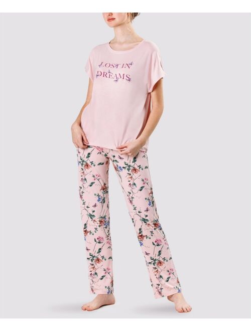 MOOD Pajamas Women's Ultra Soft Lost in Dreams Pajama Set