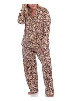 Women's Plus Size Pajama Set, 2 Piece