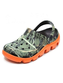 Mxsj Classic Clog for Women Men,Real Need Camo Clogs Pivoting Straps Can Be Mules,A Mojo Clog As Water Shoes