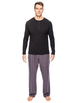 Noble Mount Pajamas for Men - Cotton Flannel Lounge Set