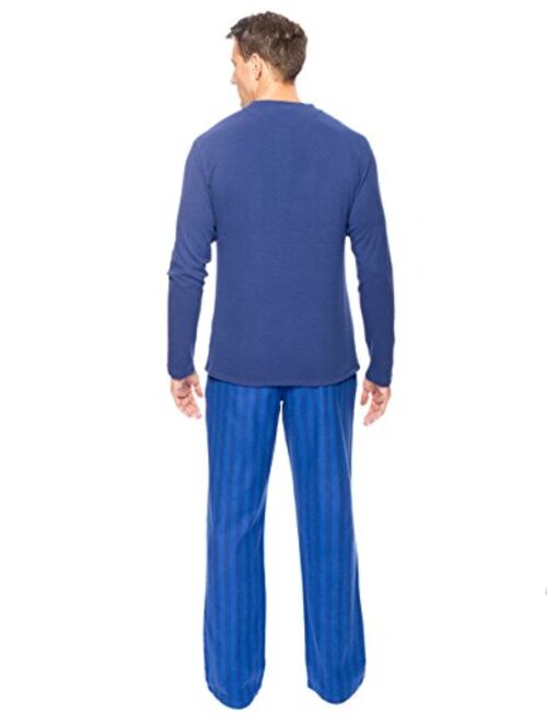 Noble Mount Pajamas for Men - Cotton Flannel Lounge Set