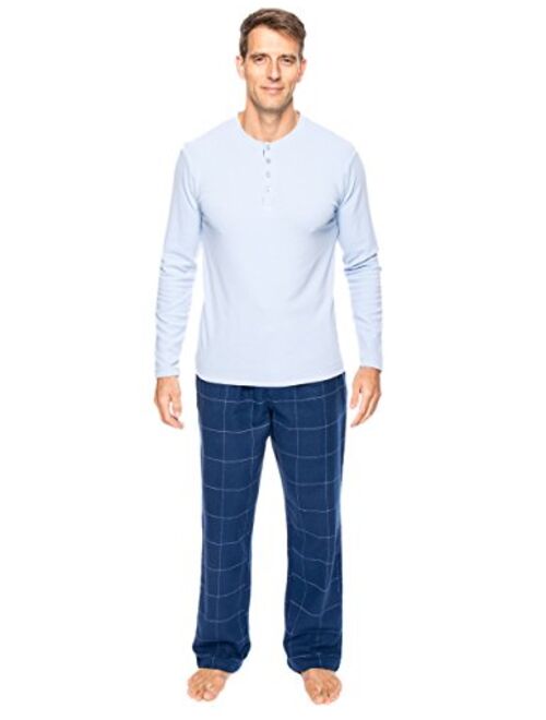 Noble Mount Pajamas for Men - Cotton Flannel Lounge Set