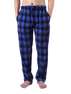 Different Touch Men's Pajama Lounge Pants Bottoms Fleece Sleepwear PJs with Pockets