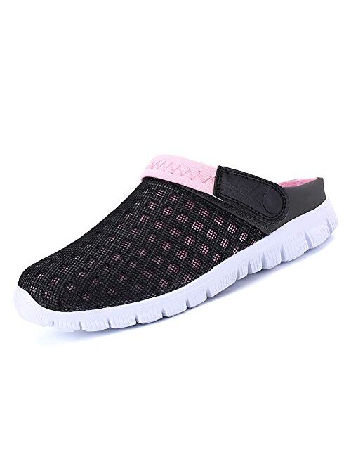 C CELANDA Mens Womens Garden Clogs Shoes Summer Breathable Mesh Sandals Slippers Indoor Outdoor Slippers Quick Drying Water Shoes