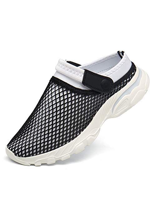 C CELANDA Mens Womens Garden Clogs Shoes Summer Breathable Mesh Sandals Slippers Indoor Outdoor Slippers Quick Drying Water Shoes