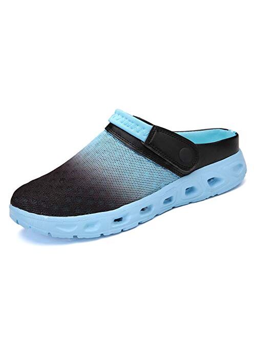 C CELANDA Mens Womens Garden Clogs Shoes Summer Breathable Mesh Sandals Slippers Indoor Outdoor Slippers Quick Drying Water Shoes