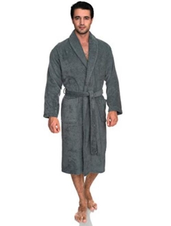 TowelSelections Men's Robe, Turkish Cotton Luxury Terry Shawl Bathrobe