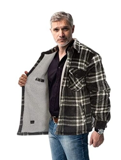 Kl Apparel Lumberjack jacket For Men - Outdoorsmen Buffalo Plaid Jacket - Heat Insulator