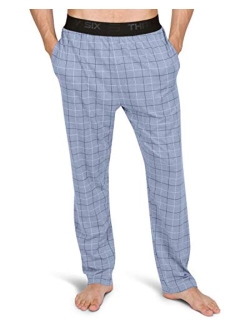 Performance Dry Fit Pajama Pants for Men - Stretch Lounge Pjs with Pockets, Tapered Fit, Solid