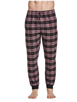 CYZ Men's 100% Cotton Flannel Jogger Pajama Lounge Pant