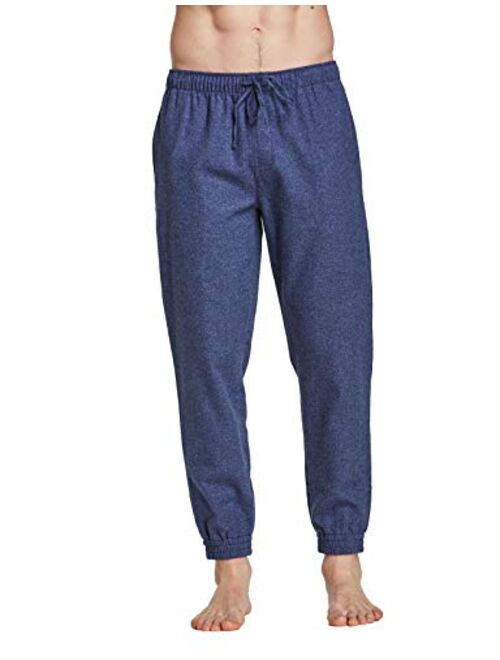 CYZ Men's 100% Cotton Flannel Jogger Pajama Lounge Pant