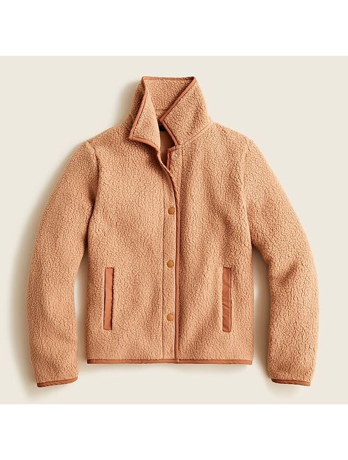 J.Crew Polartec® fleece snap-front jacket