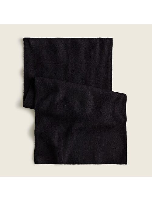 J.Crew Ribbed scarf in supersoft yarn