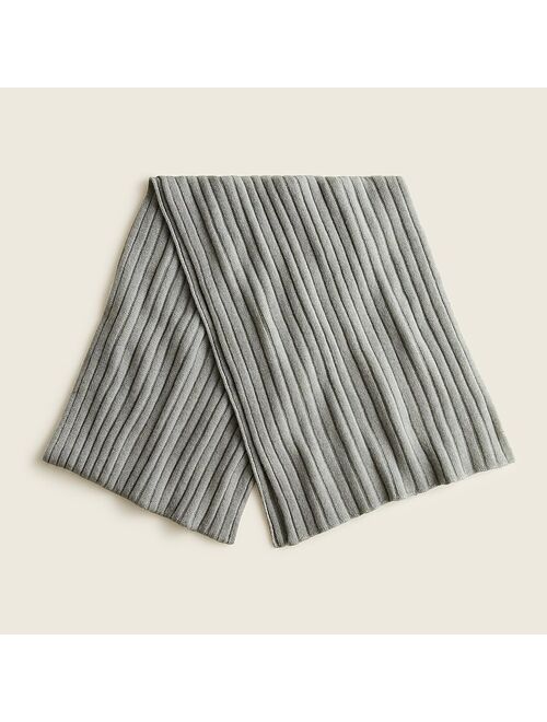 J.Crew Ribbed cashmere scarf