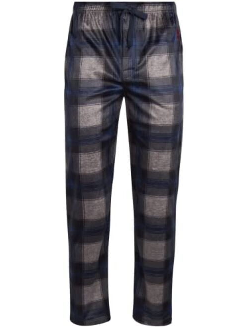 U.S. Polo Assn. Men's Pajama Pants - Ultra Soft Fleece Sleep and Lounge Pants (Size: S-XL)