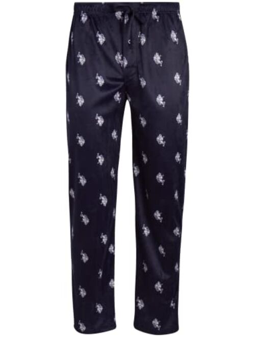 U.S. Polo Assn. Men's Pajama Pants - Ultra Soft Fleece Sleep and Lounge Pants (Size: S-XL)