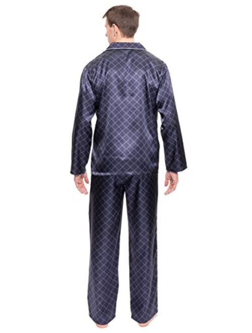 Noble Mount Satin Pajamas for Men - Silky Pajama Set for Men