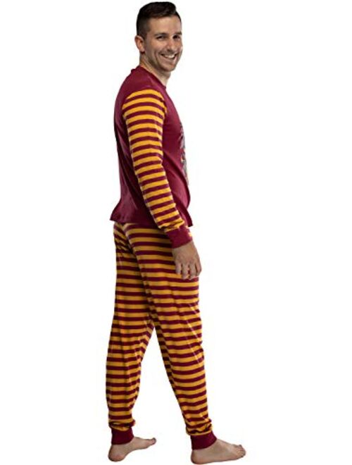 Intimo Harry Potter Hogwart's House Crest Tight Fit Adult Cotton Pajama