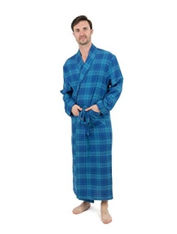 Mens Flannel Robe Christmas Robe (Size Small-XXX-Large)