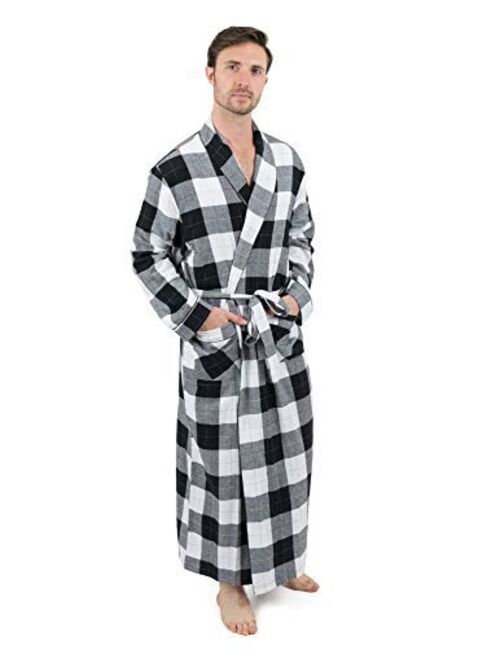 Leveret Mens Flannel Robe Christmas Robe (Size Small-XXX-Large)