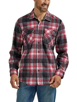 Authentics Men's Long Sleeve Heavyweight Fleece Shirt