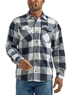 Authentics Men's Long Sleeve Heavyweight Fleece Shirt