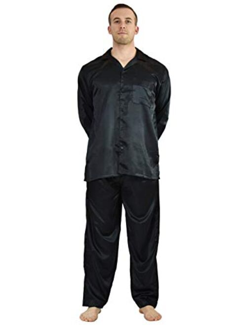 Up2date Fashion Men's Satin PJ Set