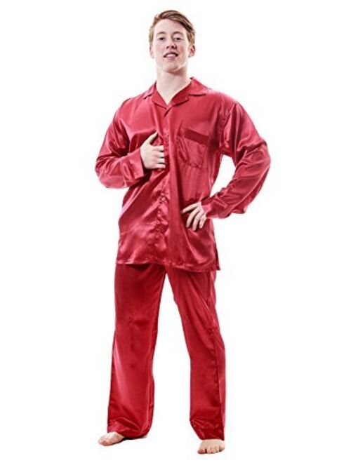 Up2date Fashion Men's Satin PJ Set