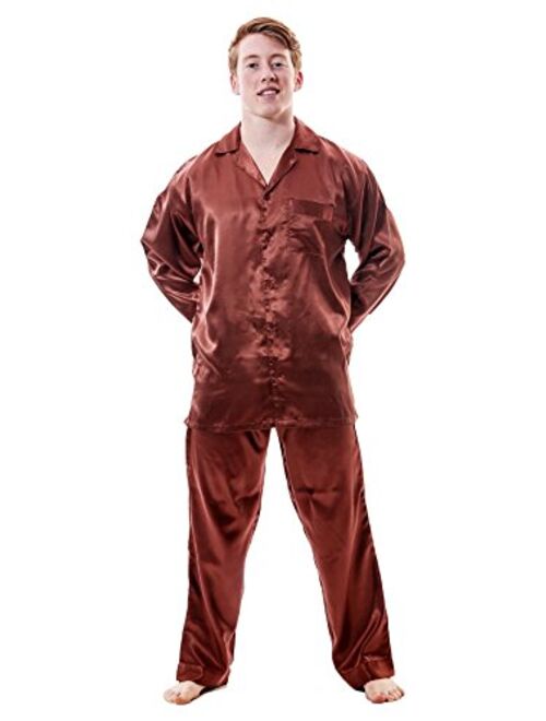 Up2date Fashion Men's Satin PJ Set