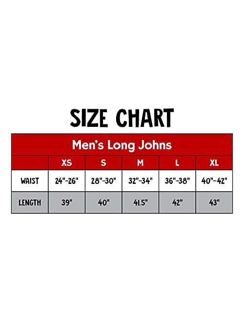 Lazy One Men's Pajama Long John Joggers, Pajamas for Men