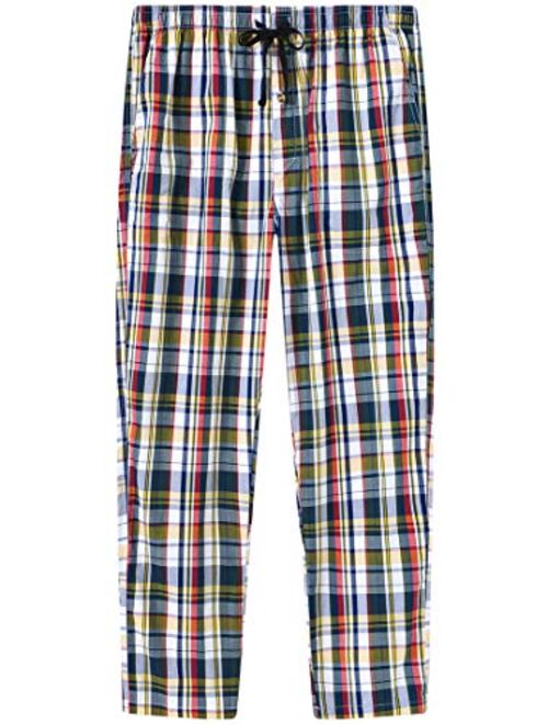 JINSHI Men’s Pajama Pants Soft Sleep Pants Pajama Bottoms Cotton Lounge Pants with Pockets