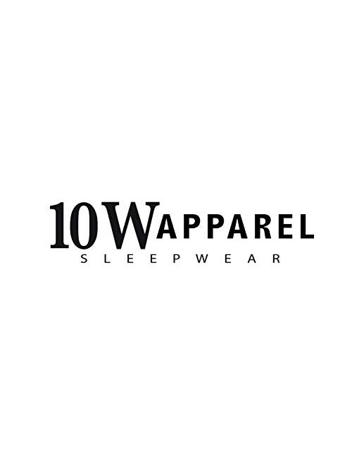 Ten West Apparel Men's Pajama Set - Polar Fleece Flannel Plaid Pajama Pants with Thermal Henley Sleep Shirt