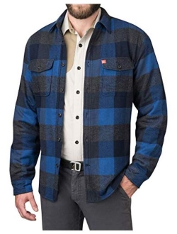 The American Outdoorsman Polar Fleece-Lined Flannel Shirt Jacket