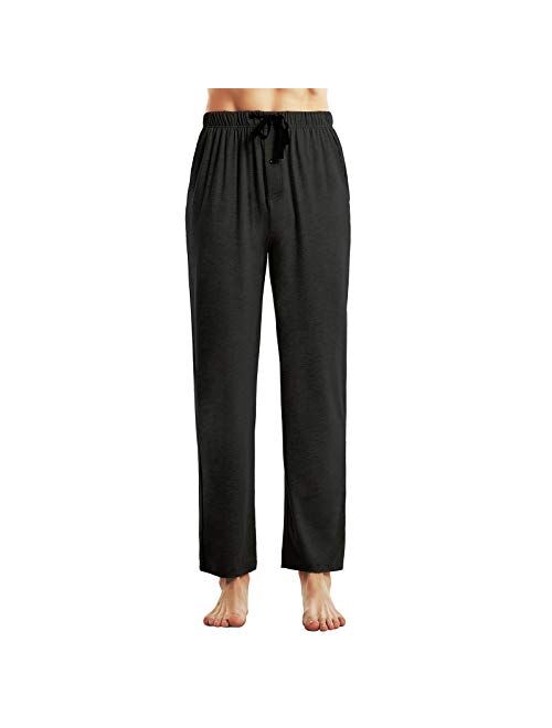 Men's Pajama Pants Bamboo Viscose Soft Breathable Pajama Pants for Men with Pockets