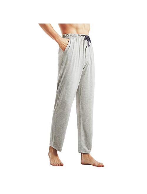 Men's Pajama Pants Bamboo Viscose Soft Breathable Pajama Pants for Men with Pockets