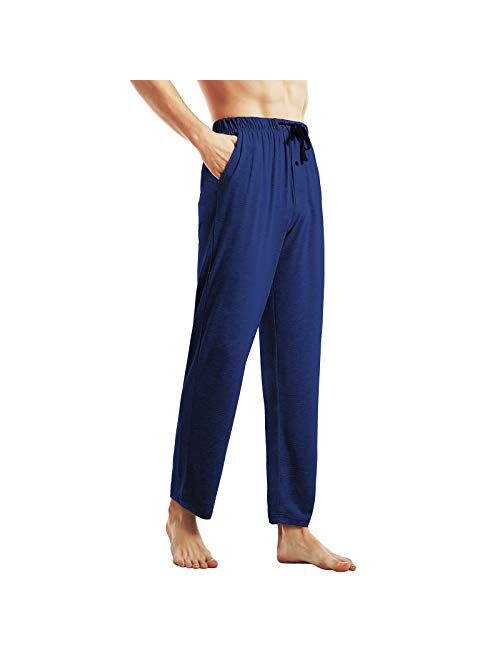 Men's Pajama Pants Bamboo Viscose Soft Breathable Pajama Pants for Men with Pockets