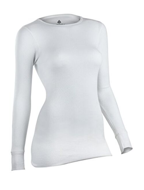 Indera Women's Icetex Performance Thermal Underwear Top with Silvadur