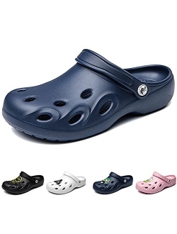 CYian Mens Womens Casual Garden Clogs Shoes Summer Slip on Water Shoes Non Skid Sandals