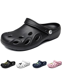 CYian Mens Womens Casual Garden Clogs Shoes Summer Slip on Water Shoes Non Skid Sandals