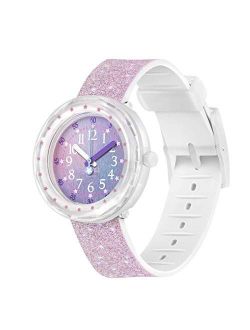 Kids' STANDARD (R29 POWER TIME 7 ) Quartz bio-sourced Material Strap, Pink, 16 Casual Watch (Model: ZFCSP107)