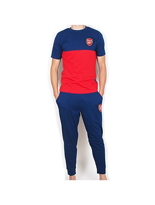 Arsenal F.C. Arsenal FC Official Soccer Gift Mens Premium Long Pajamas Set