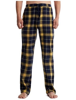 Locachy Men's Soft Knit Sleep Pants Pajama Pant with Pockets Lightweight Lounge PJ Bottoms(1 & 2 Packs)